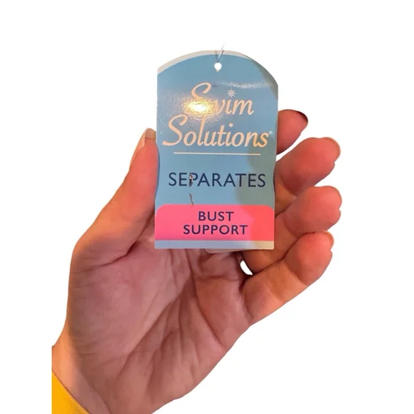 Women's Swim Solutions Tankini Top Size 18W Multi-color - Picture 4 of 5